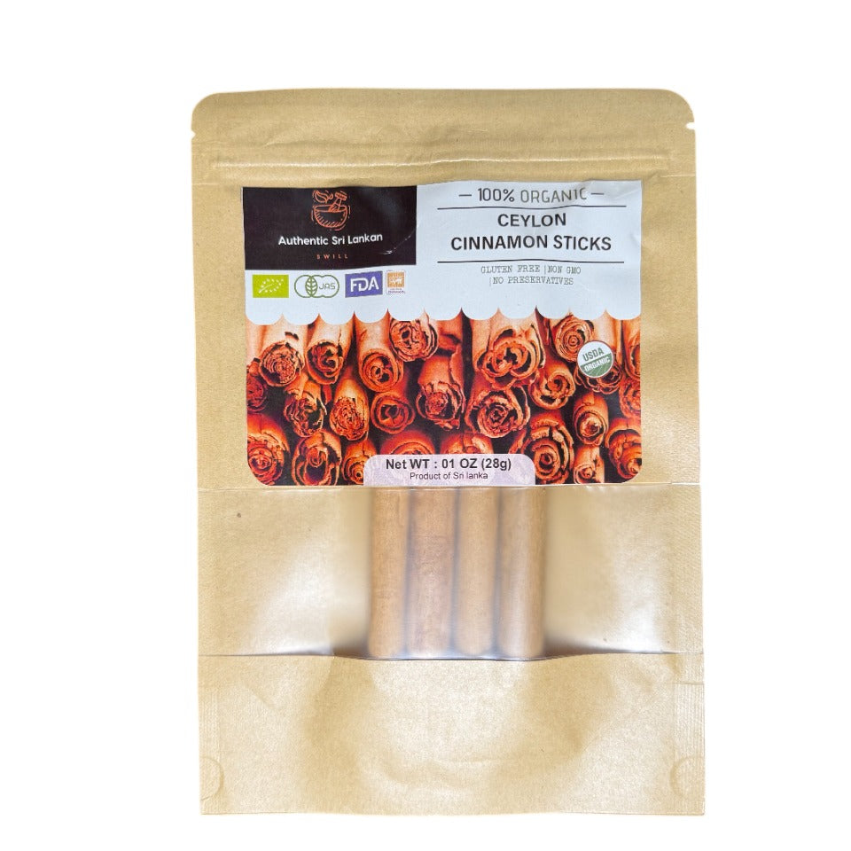 Organic Ceylon Cinnamon Sticks