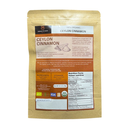 Organic Ceylon Cinnamon Sticks